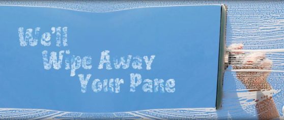 Let take the pane out of window cleaning